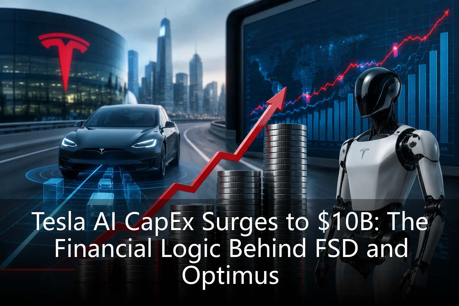 Tesla AI CapEx Surges to $10B: The Financial Logic Behind FSD and Optimus
