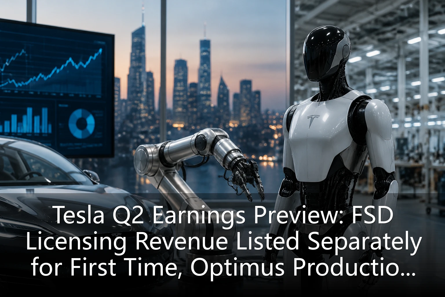 Tesla Q2 Earnings Preview: FSD Licensing Revenue Listed Separately for First Time, Optimus Production Costs Become Wall Street Focus
