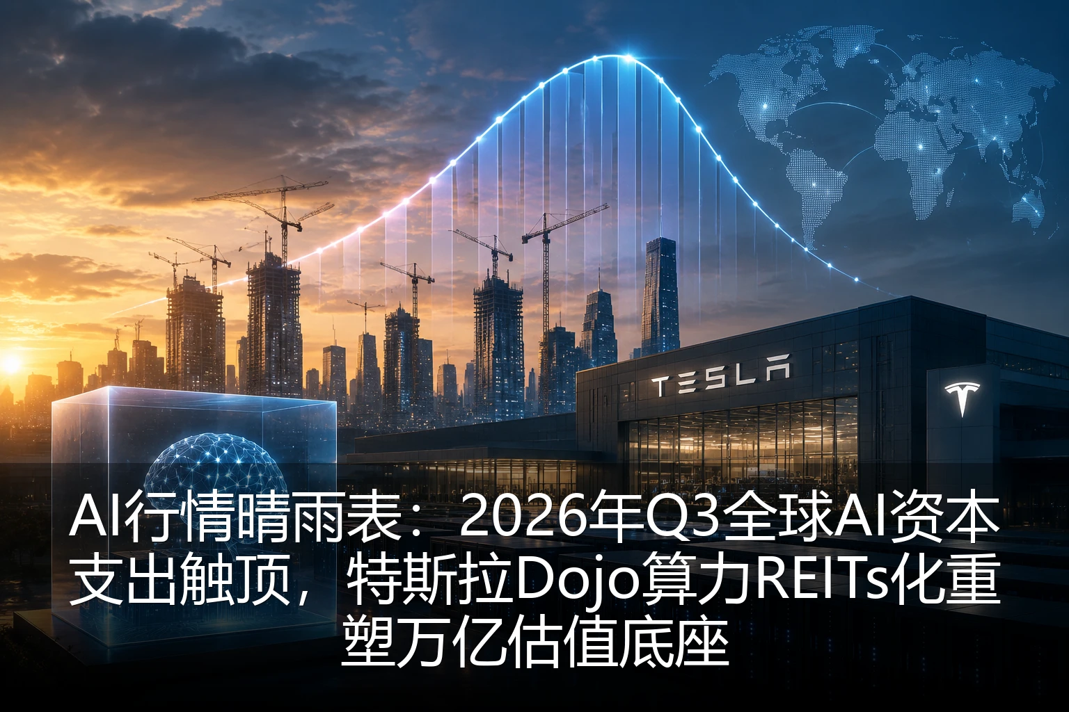 AI行情晴雨表：2026年Q3全球AI资本支出触顶，特斯拉Dojo算力REITs化重塑万亿估值底座